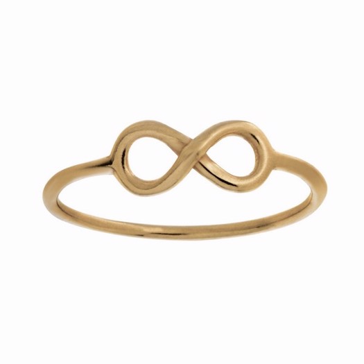 9: Nordahl Jewellery - ETERNITY52 ring i forgyldt sølv m. uendelighedstegn